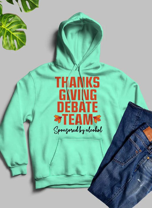 Thanksgiving Debate Team Pullover Hoodie