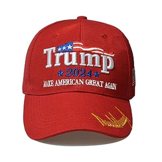 Trump 2024 Hat Make America Great Again Embroidered Adjustable Baseball Cap