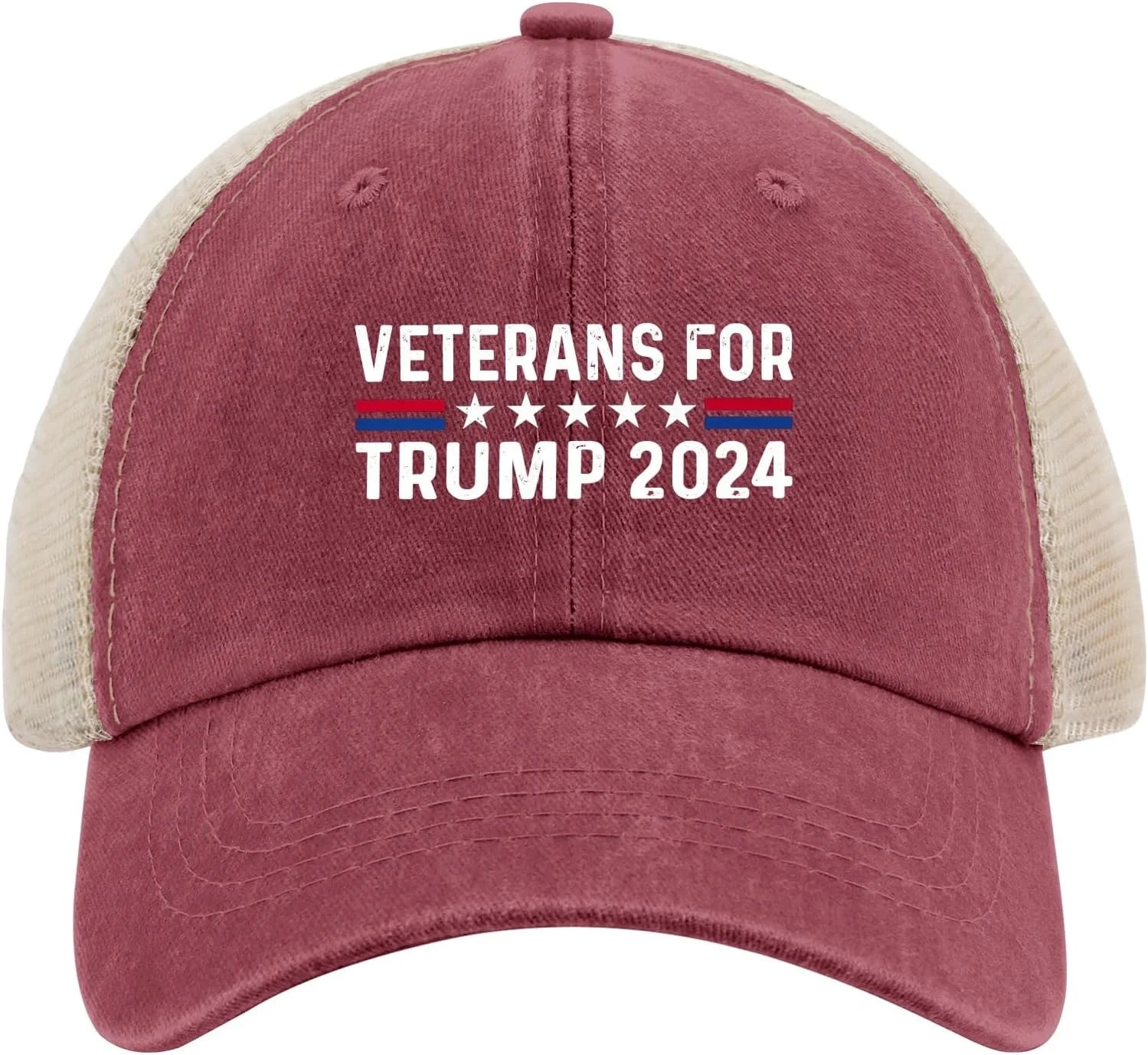 Trump 2024 Rocker Hat Warrior for Trump 2024 Hat Rocker Hat Women Trendy Mesh Cap for Summer