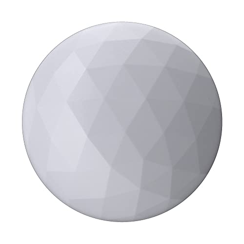 White Triangular Sphere PopSockets Swappable PopGrip