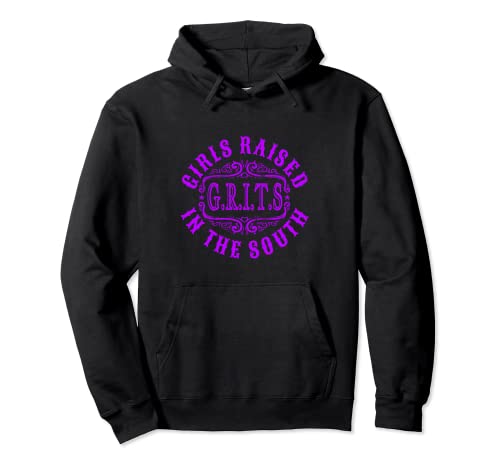 Women's Girls Raised In the South Pullover Hoodie