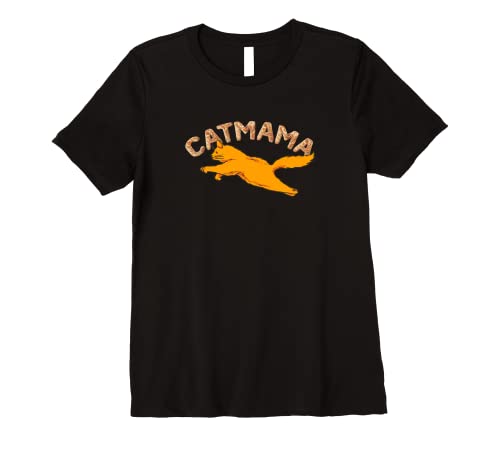 Womens Cat MaMa Premium T-Shirt