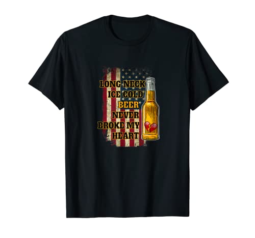 Long Neck Ice Cold Beer Shirt T-Shirt