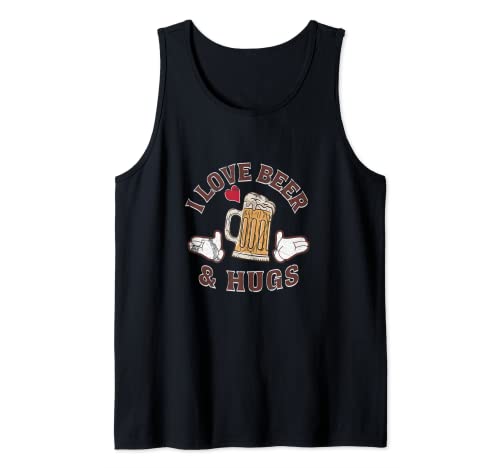 I Love Beer and Hugs Tank Top