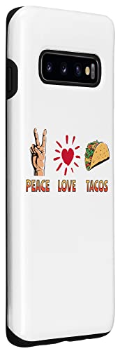 Galaxy S20 Peace Love Tacos Tee Cute Taco Tuesday Mexican Food Lovers Case