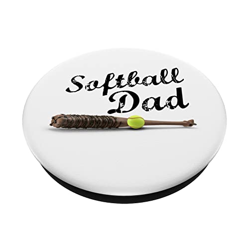 Softball Dad Zombie Killer Edition Barbed Wire Bat PopSockets Swappable PopGrip
