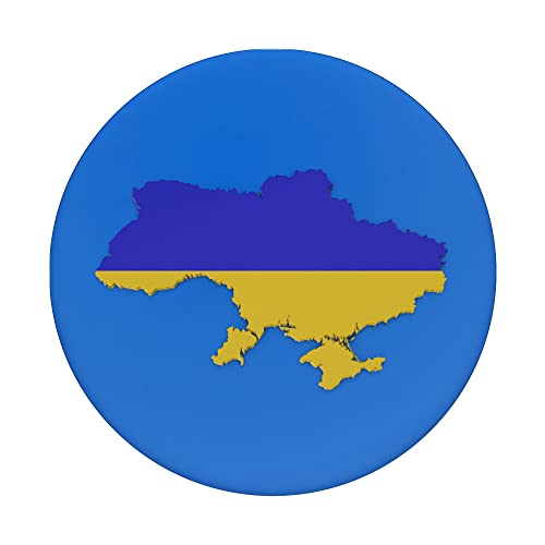 Ukrainian Flag PopSockets Swappable PopGrip