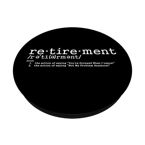Retirement Party Decorations T Shirt PopSockets Swappable PopGrip