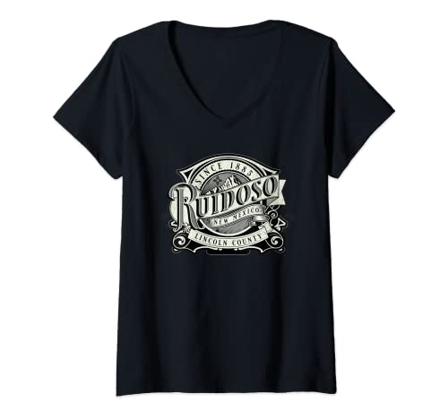 Womens Ruidoso New Mexico Souvenirs NM V-Neck T-Shirt