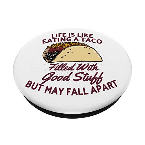 Taco Tees: Funny Taco PopSockets PopGrip: Swappable Grip for Phones & Tablets