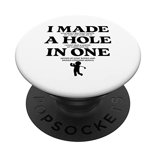 I Made A Hole In One PopSockets Swappable PopGrip