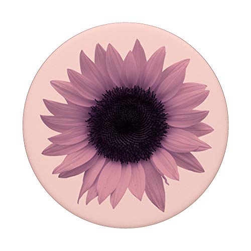 Rose-Pink Sunflower PopSockets Grip and Stand for Phones and Tablets