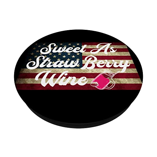 Sweet As Strawberry Wine PopSockets Swappable PopGrip
