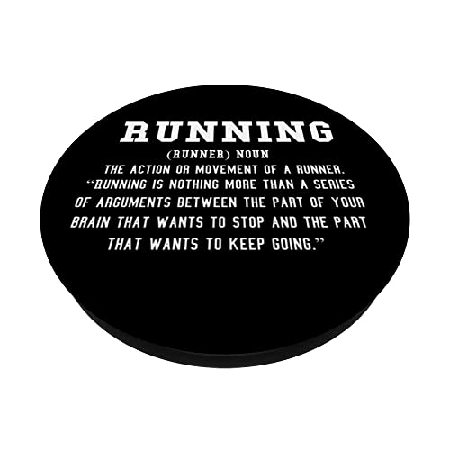 Running Definition For Runners 5k Gift PopSockets Swappable PopGrip