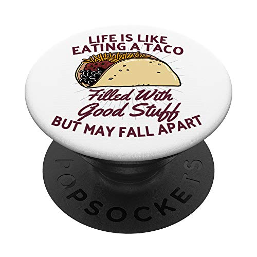 Taco Tees: Funny Taco PopSockets PopGrip: Swappable Grip for Phones & Tablets
