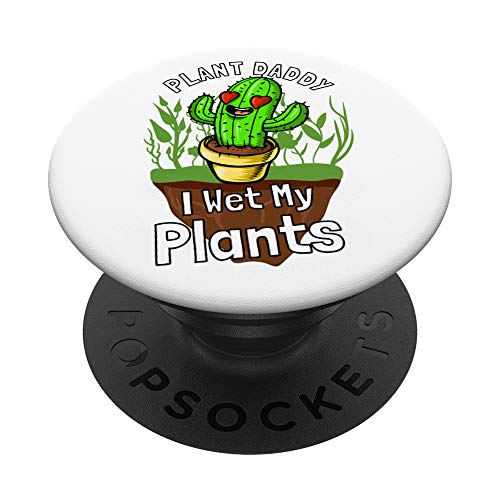 Plant Lover Gift Tees: Funny Plant Daddy Gardening PopSockets PopGrip: Swappable Grip for Phones & Tablets