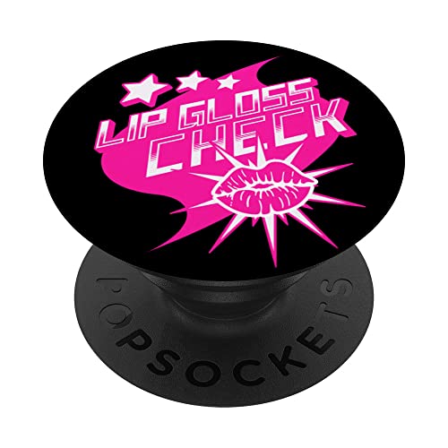 Y2k Lip Gloss Check PopSockets Swappable PopGrip