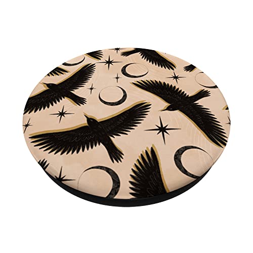 Raven Pattern PopSockets Swappable PopGrip