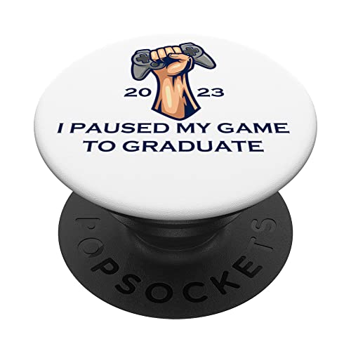 2023 Graduate Video Gamer Graduation Senior PopSockets Swappable PopGrip