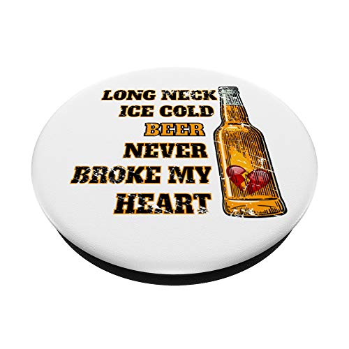 Long Neck Ice Cold Beer PopSockets Grip and Stand for Phones and Tablets