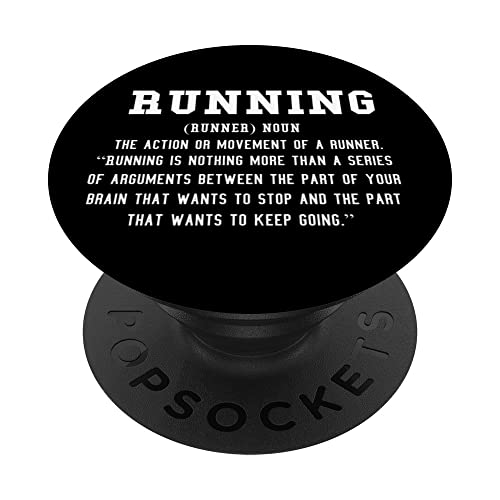 Running Definition For Runners 5k Gift PopSockets Swappable PopGrip