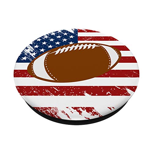 Football USA Flag PopSockets Grip and Stand for Phones and Tablets