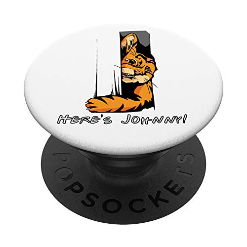 Funny Cat PopSockets Grip and Stand for Phones and Tablets