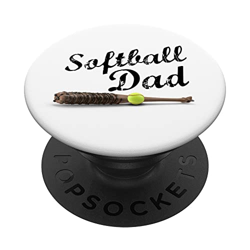 Softball Dad Zombie Killer Edition Barbed Wire Bat PopSockets Swappable PopGrip