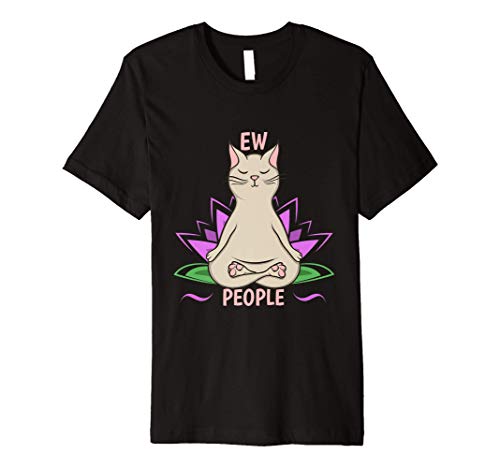 Cat Shirt Funny EW People Meowy Cat Lovers Premium T-Shirt