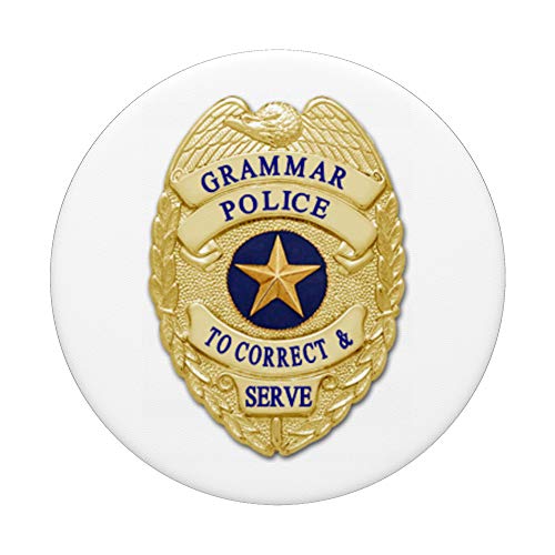 Grammar Police PopSockets Grip and Stand for Phones and Tablets