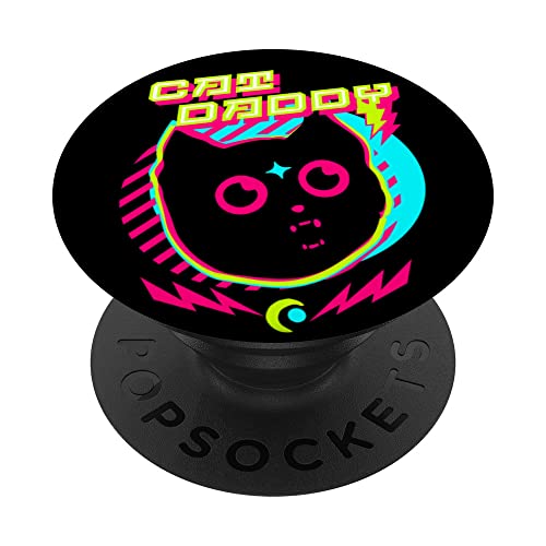 Cat Daddy Vintage Eighties Style Retro PopSockets Swappable PopGrip