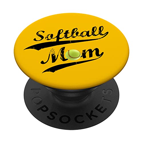 Softball Mom PopSockets Swappable PopGrip