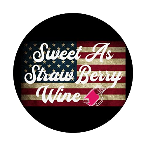 Sweet As Strawberry Wine PopSockets Swappable PopGrip