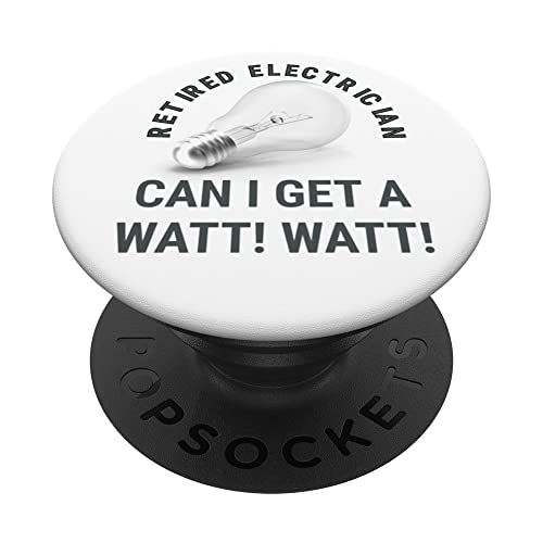 Retired Electrician PopSockets Swappable PopGrip
