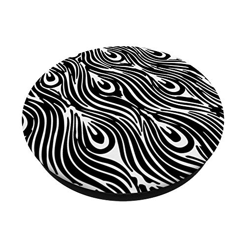 Black and White PopSockets Grip and Stand for Phones and Tablets