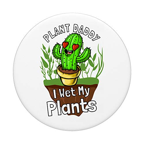 Plant Lover Gift Tees: Funny Plant Daddy Gardening PopSockets PopGrip: Swappable Grip for Phones & Tablets