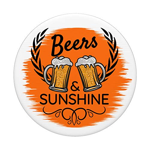 Beers and Sunshine PopSockets PopGrip: Swappable Grip for Phones & Tablets