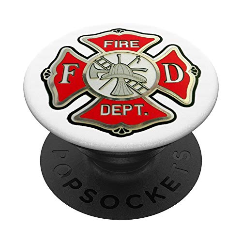 Firefighter PopSockets PopGrip: Swappable Grip for Phones & Tablets