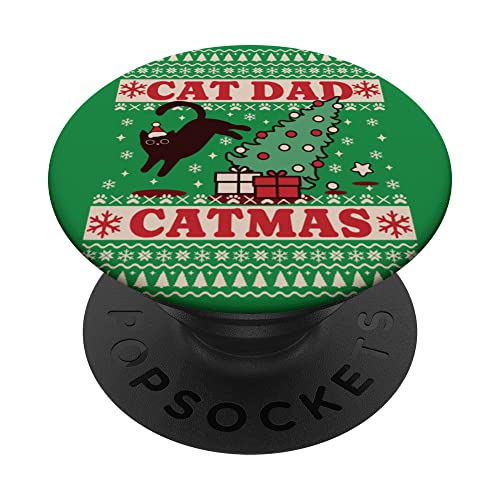Ugly Cat Daddy Catmus Vintage Eighties Style Retro PopSockets Swappable PopGrip
